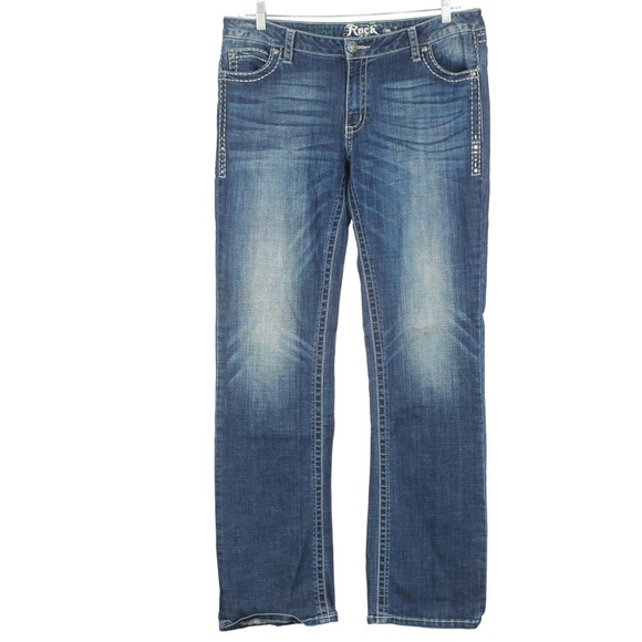 Wrangler Rock 47 Embellished Low Stretch Jeans - Picture 5 of 7